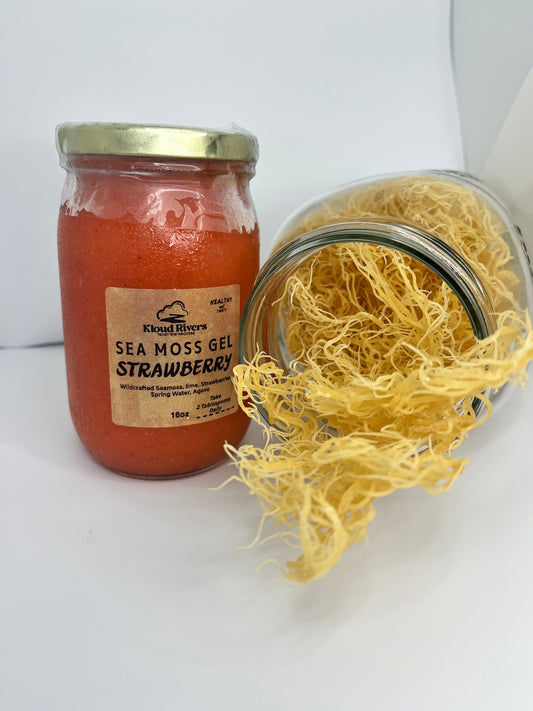 🍓Strawberry Sea Moss Gel 16 oz (Local Delivery Only)