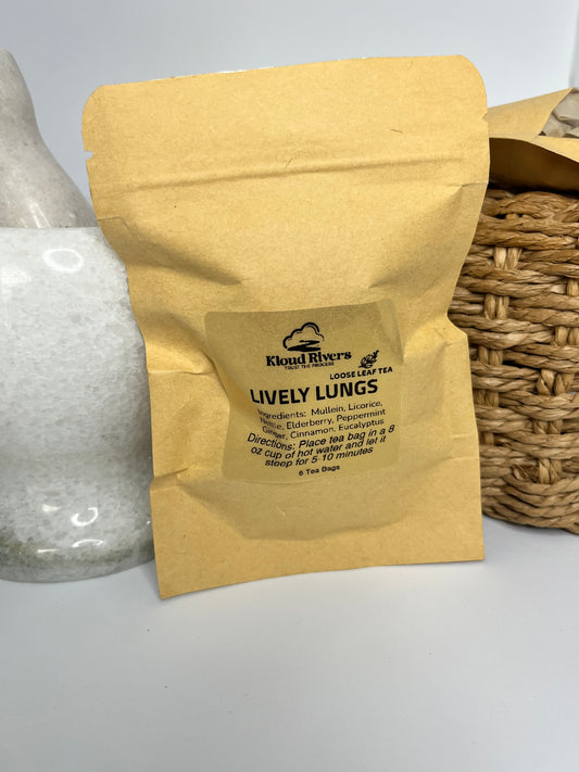 Lively Lungs Herbal Tea (6 tea bags)