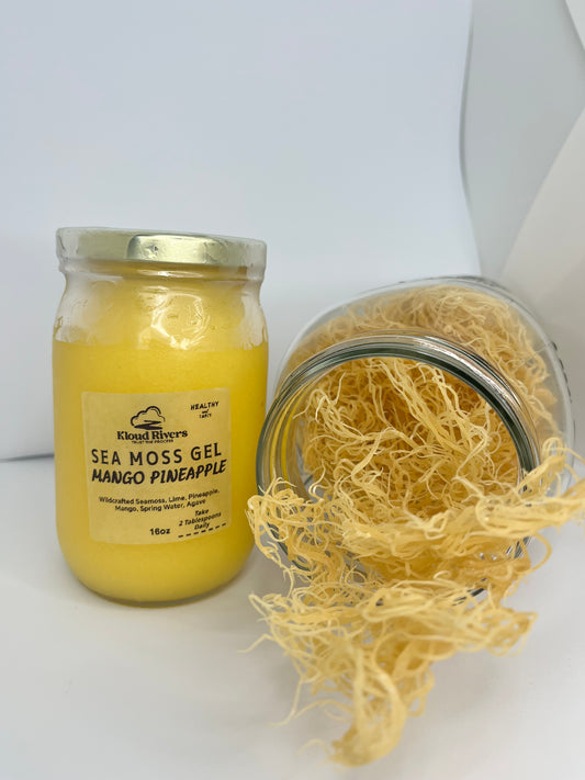 🟡 Mango Pineapple Sea Moss Gel 16oz (Local Delivery Only)
